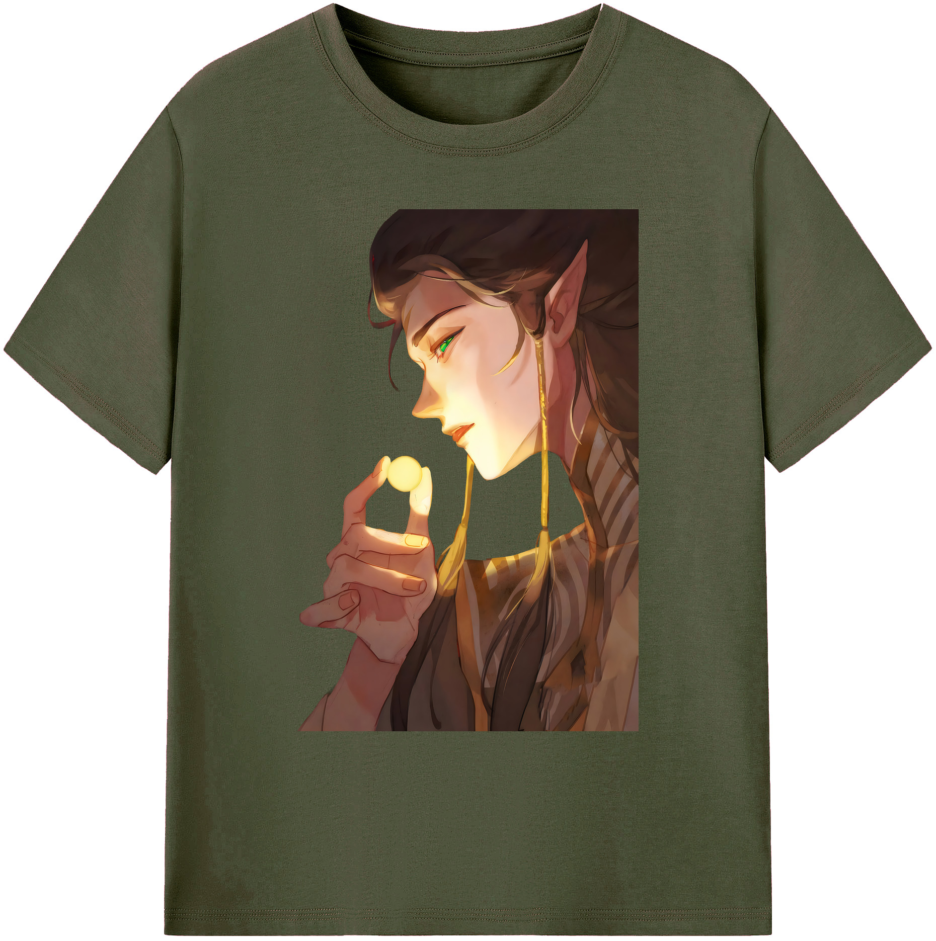 （画像用） Ne Zha 2 ナタ 魔童の大暴れ 綿100％ メンズ半袖Tシャツ｜肌触りやわらか＆通気性
